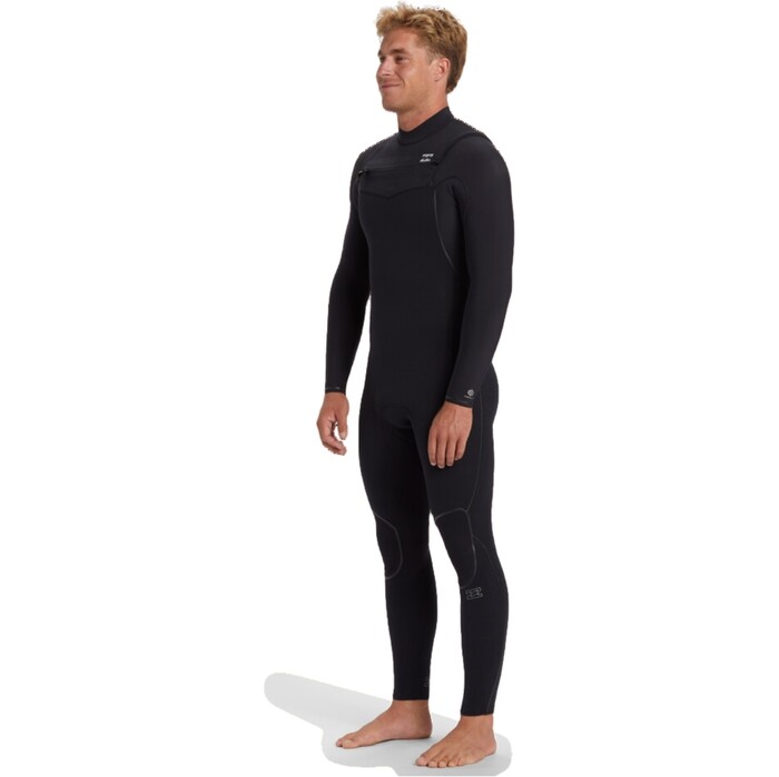 2024 Billabong Mens Furnace Natural 5/4mm Chest Zip Wetsuit ABYW100260 - Black